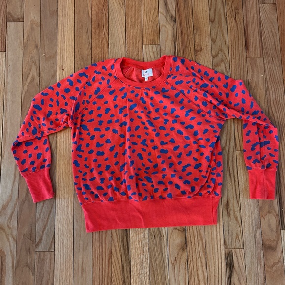 Sundry Abstract Dots Raglan Sleeve Sweatshirt - Picture 4 of 5